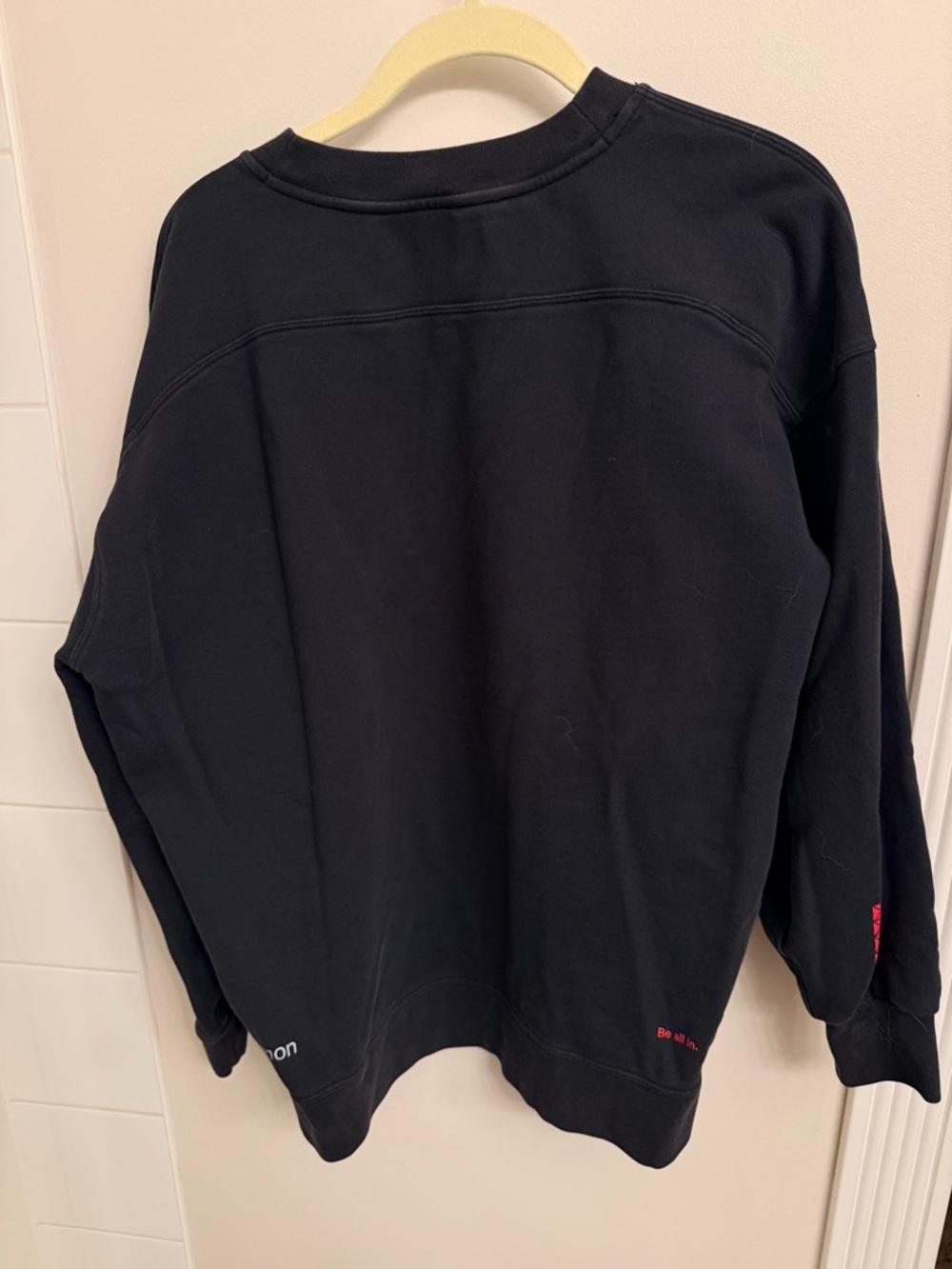 lululemon athletica Unisex Member Crewneck Sweatshirt - Black - Picture 5 of 11
